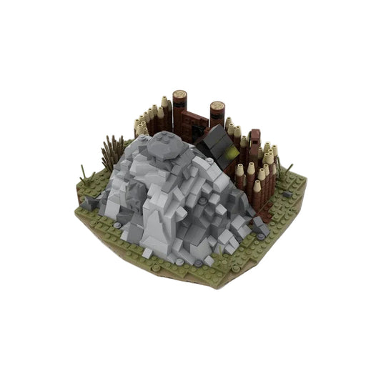 Medieval Gold Mine Building Kit | LEGO-Compatible MOC - 1