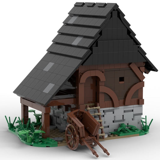 Medieval Granary Building Kit | LEGO-Compatible MOC - 1