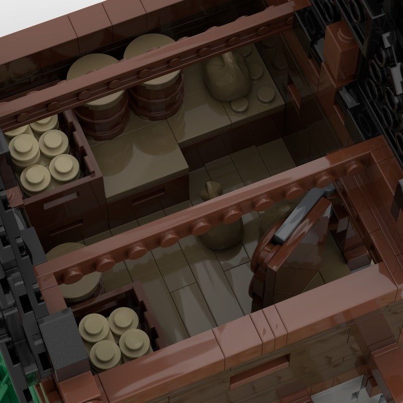 Medieval Granary Building Kit | LEGO-Compatible MOC - 4