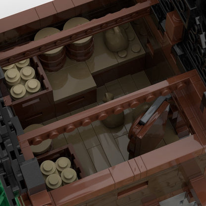 Medieval Granary Building Kit | LEGO-Compatible MOC - 4