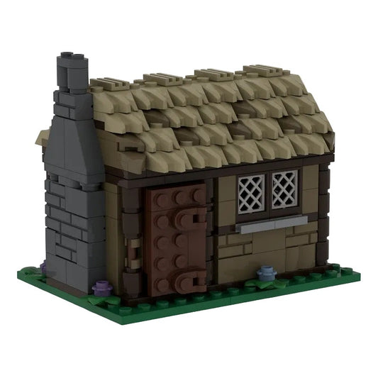 Medieval Home MOC Building Kit | Historic Village House Architecture Model - 1