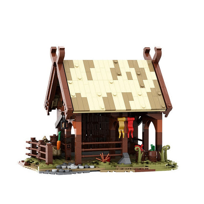 Medieval Horse Clan Stable Building Kit | LEGO-Compatible MOC - 2