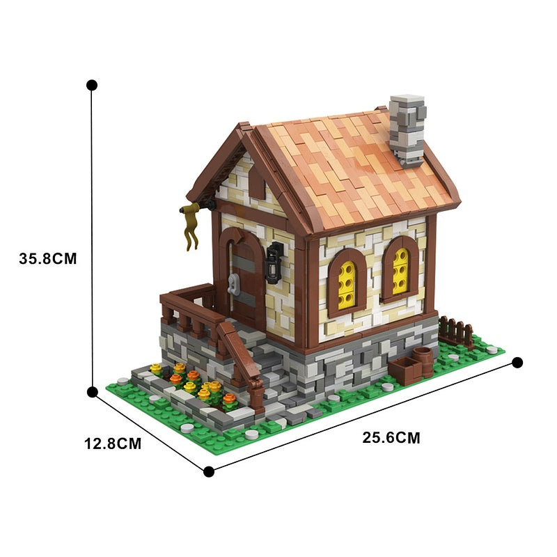 Medieval Hut Building Kit | LEGO-Compatible MOC - 4