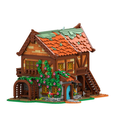 Medieval Joiner's Workshop Building Kit | LEGO-Compatible MOC - 6