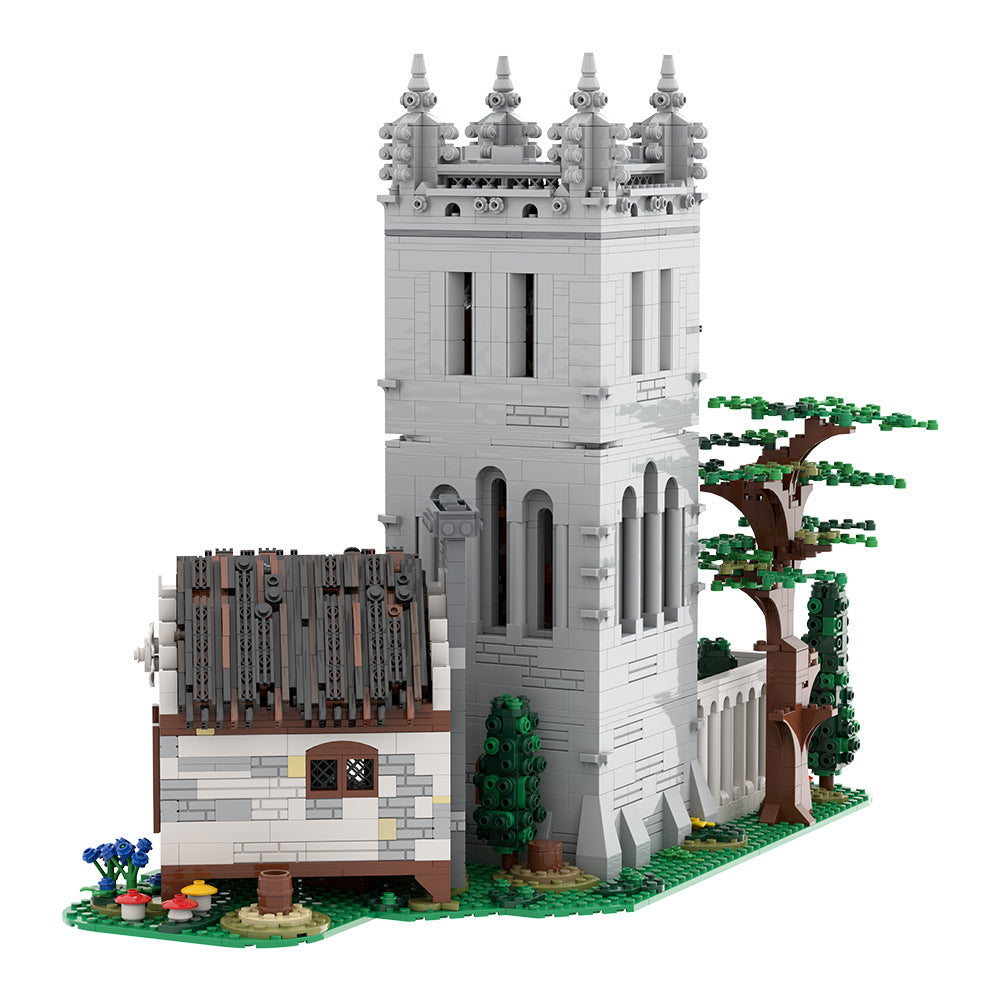 medieval library building set | lego compatible - 6
