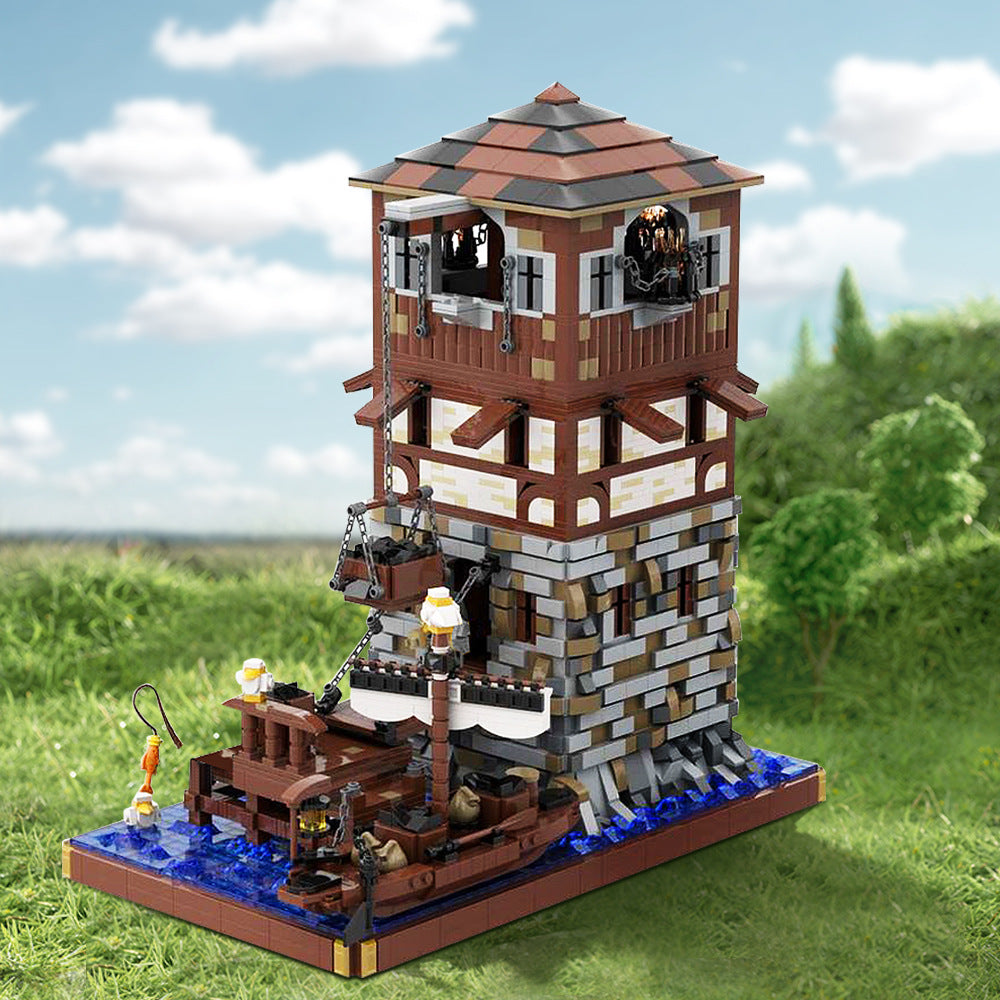 medieval lighthouse building set | moc-126224 - 1