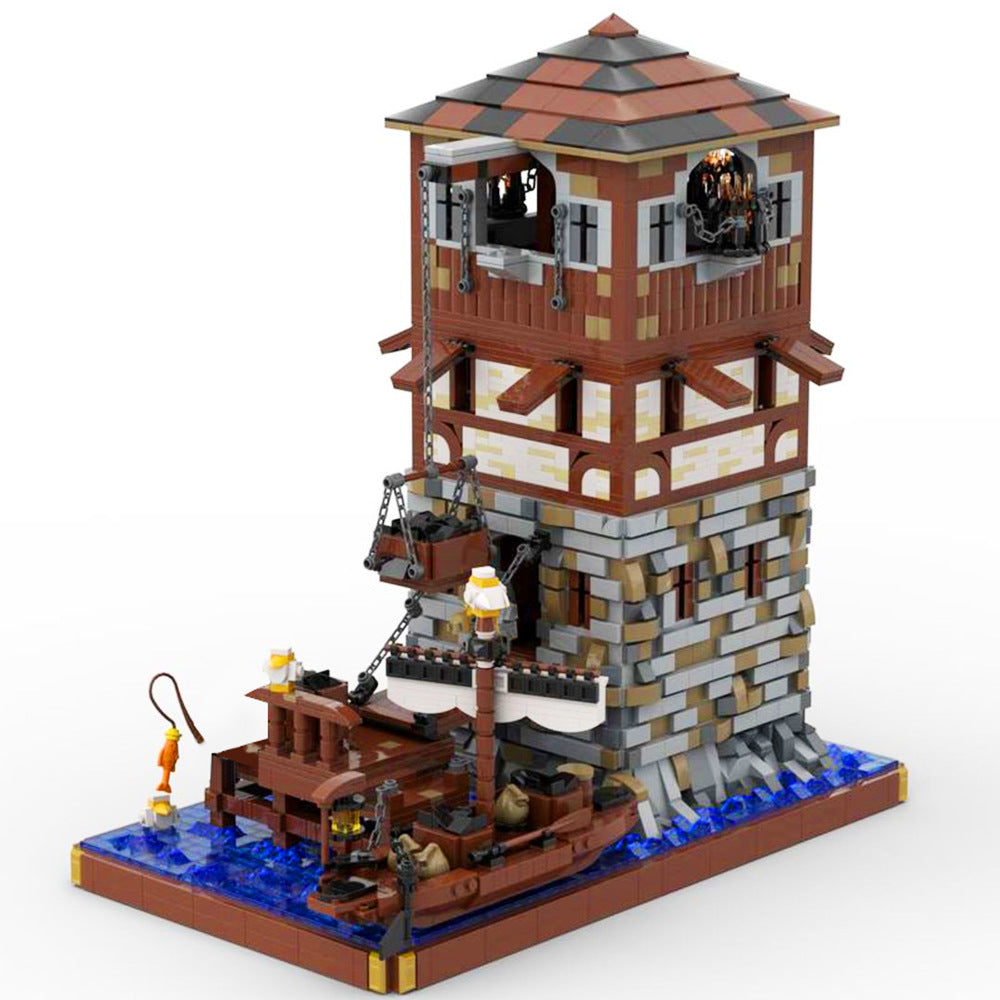 medieval lighthouse building set | moc-126224 - 5