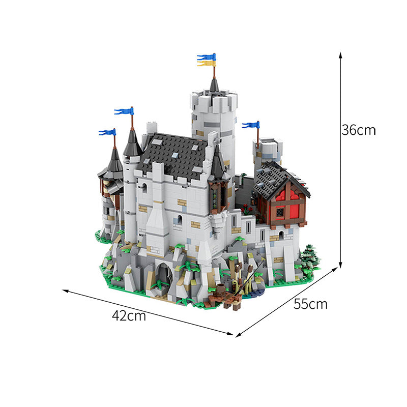 Medieval Lowenstein Castle Building Kit | LEGO-Compatible MOC - 4