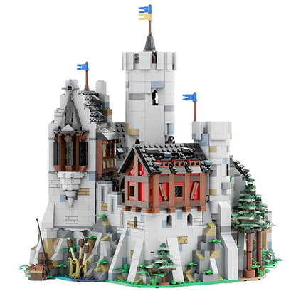 Medieval Lowenstein Castle MOC Building Kit | Fortress Architecture Model - 1