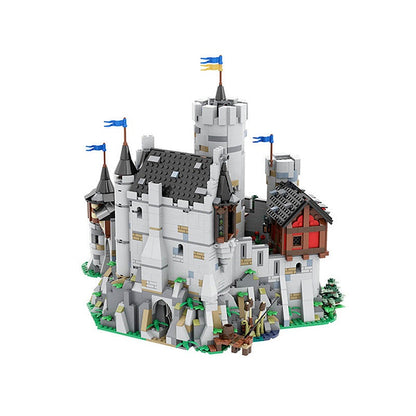 Medieval Lowenstein Castle MOC Building Kit | Fortress Architecture Model - 3