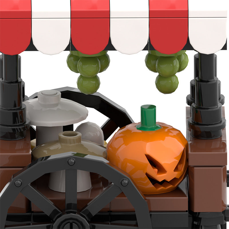 Medieval Market Stall Building Kit | LEGO-Compatible MOC - 4