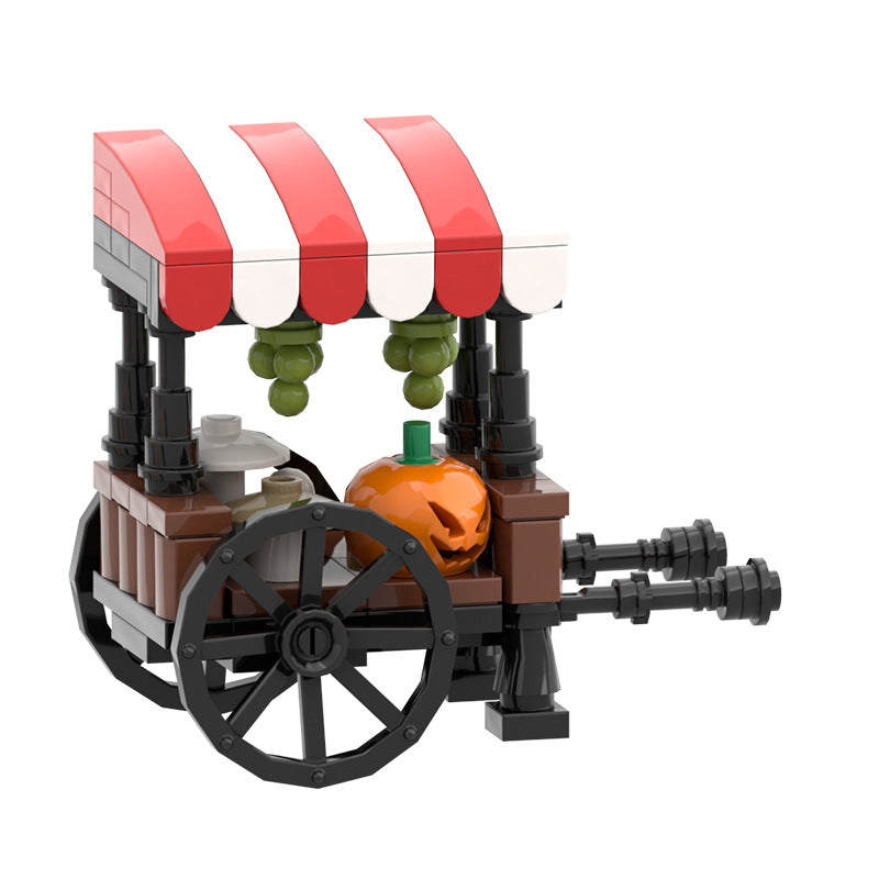 Medieval Market Stall Building Kit | LEGO-Compatible MOC - 5