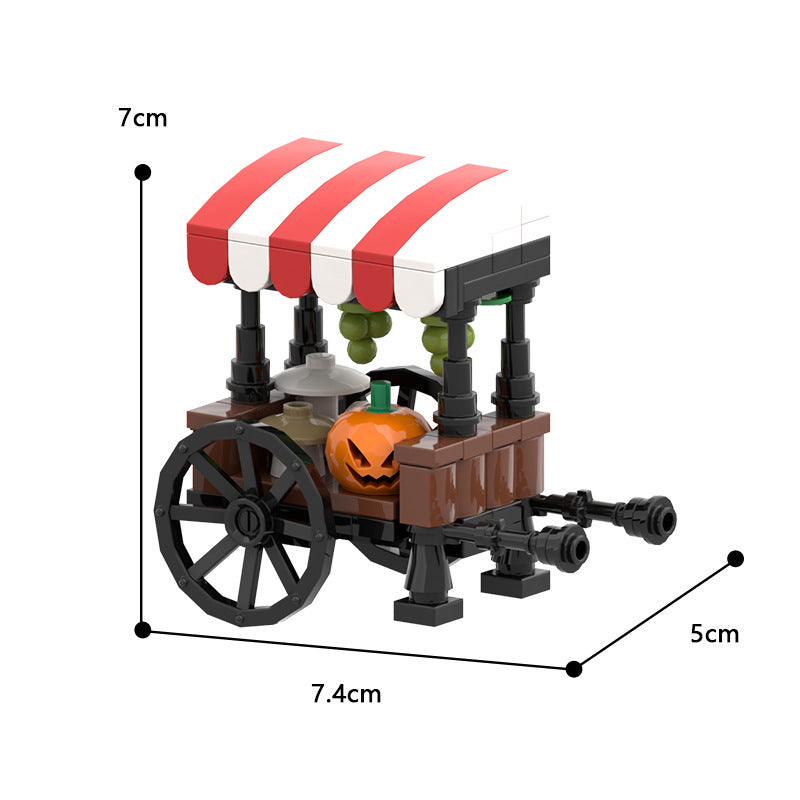 Medieval Market Stall Building Kit | LEGO-Compatible MOC - 6