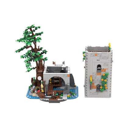 Medieval Riverside Watchtower Fortress MOC Building Kit - 5