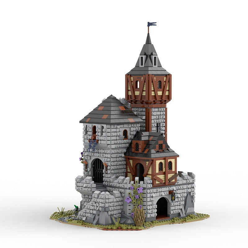Medieval Royal Castle MOC Building Kit | Historic Fortress Architecture Model - 2
