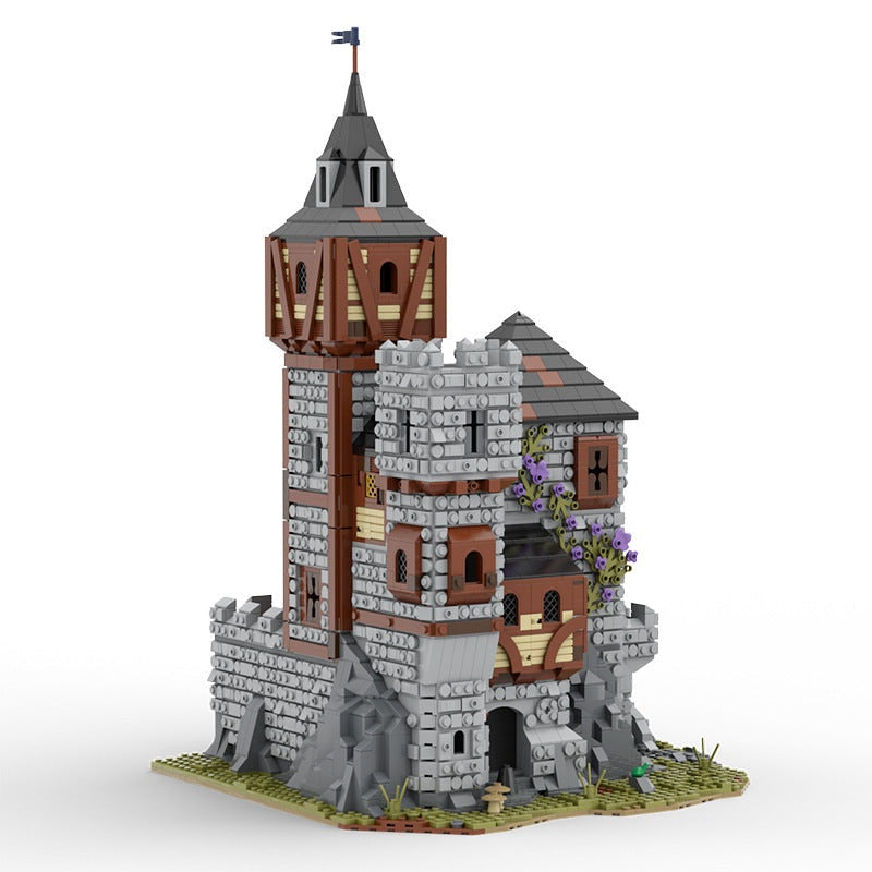 Medieval Royal Castle MOC Building Kit | Historic Fortress Architecture Model - 4