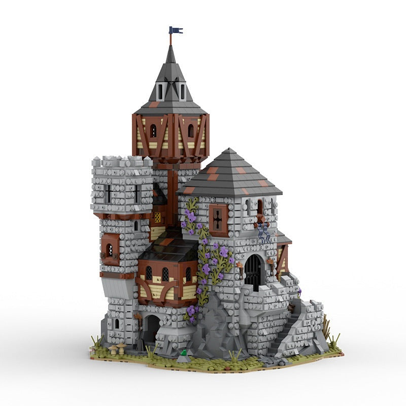 Medieval Royal Castle MOC Building Kit | Historic Fortress Architecture Model - 5