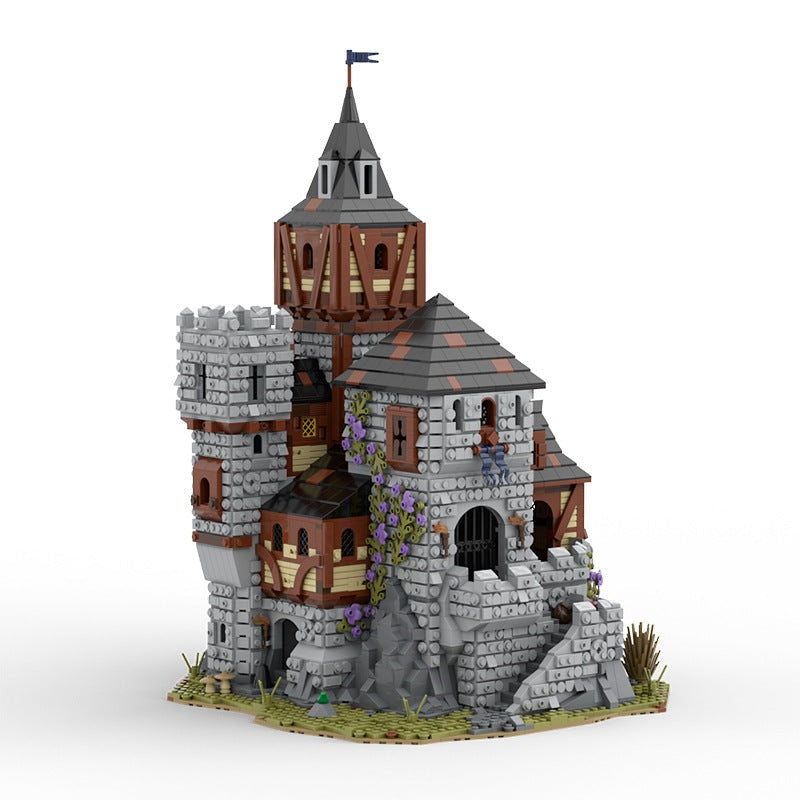 Medieval Royal Castle MOC Building Kit | Historic Fortress Architecture Model - 6