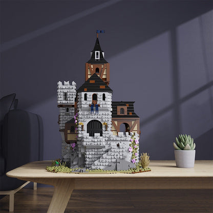 Medieval Royal Castle MOC Building Kit | Historic Fortress Architecture Model - 7