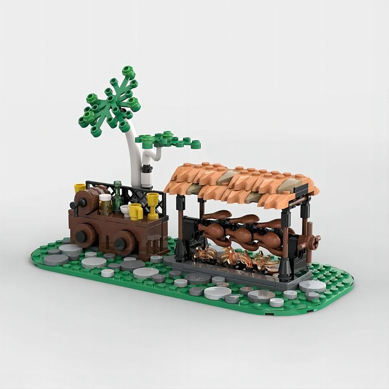 Medieval Royal Tournament MOC Festival Grounds Building Kit - 3