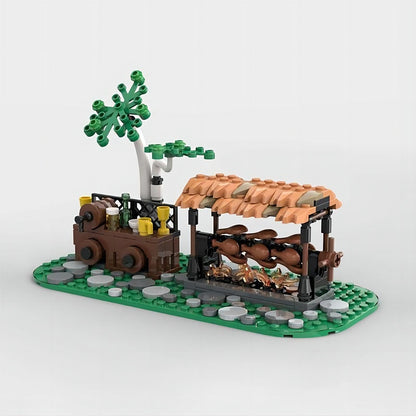 Medieval Royal Tournament MOC Festival Grounds Building Kit - 3