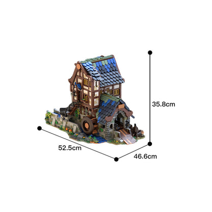 Medieval Sawmill Building Kit | LEGO-Compatible MOC - 4