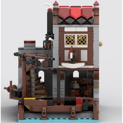 Medieval Seaside Shipyard Workshop MOC Building Kit - 1