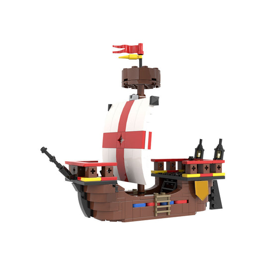 Medieval Ship Building Kit | LEGO-Compatible MOC - 1