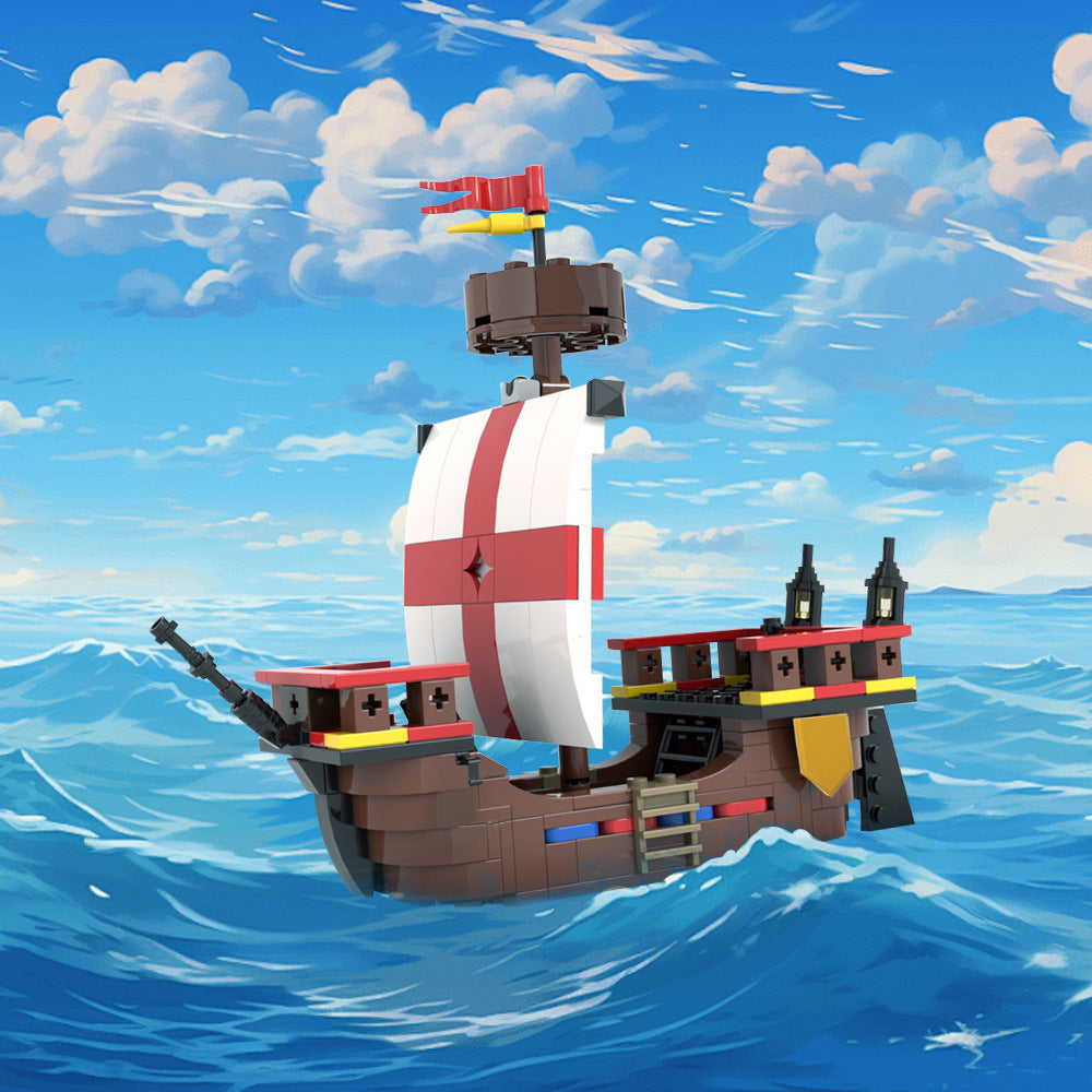 medieval ship building set | moc-185431 - 1