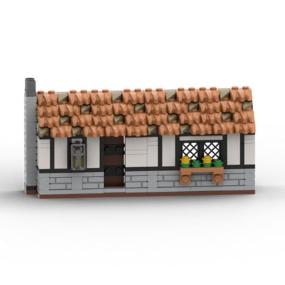 Medieval Small House Building Kit | LEGO-Compatible MOC - 1