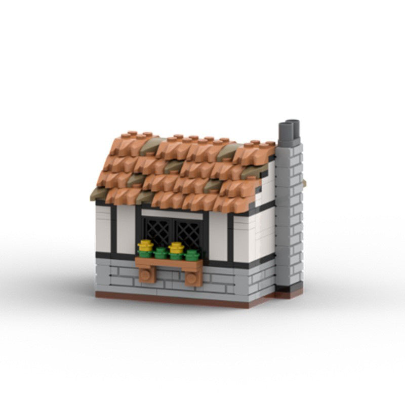Medieval Small House Building Kit | LEGO-Compatible MOC - 2