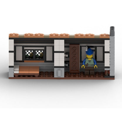 Medieval Small House Building Kit | LEGO-Compatible MOC - 3