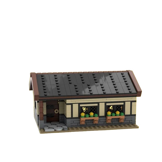 Medieval Small Low Value Inn Building Kit | LEGO-Compatible MOC - 1