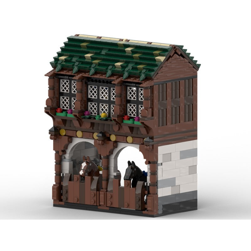 Medieval Stables MOC Building Kit | LEGO-Compatible MOC - 2