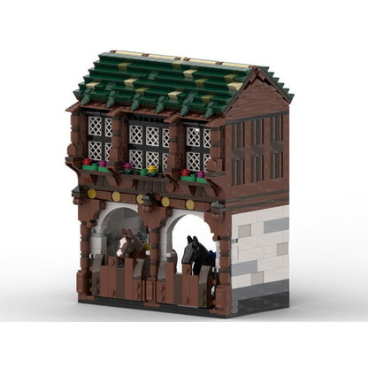 Medieval Stables MOC Building Kit | LEGO-Compatible MOC - 2