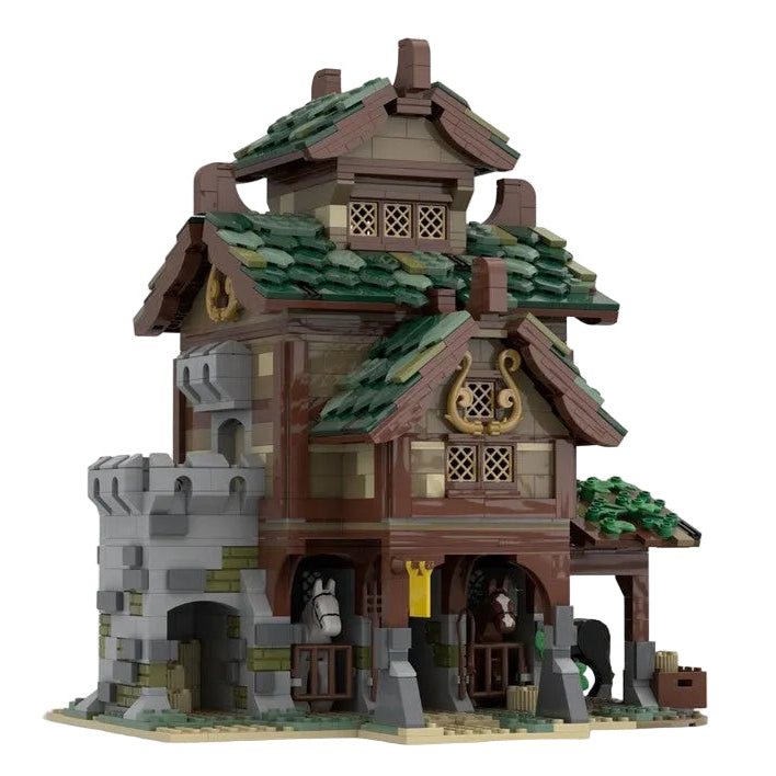 Medieval Stables MOC Building Kit | LEGO-Compatible MOC - 5