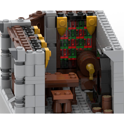 Medieval Tavern Building Kit | LEGO-Compatible MOC - 2