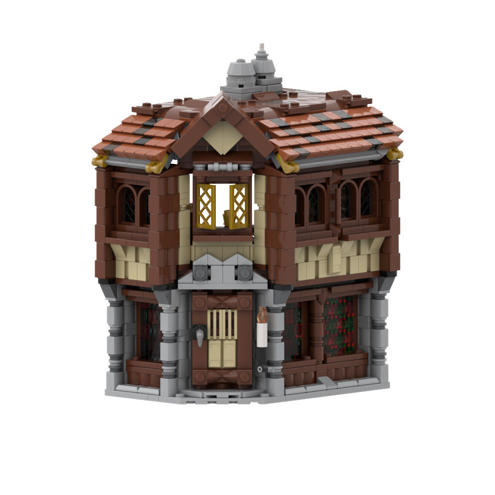 medieval tavern building set | moc-162199 - 4