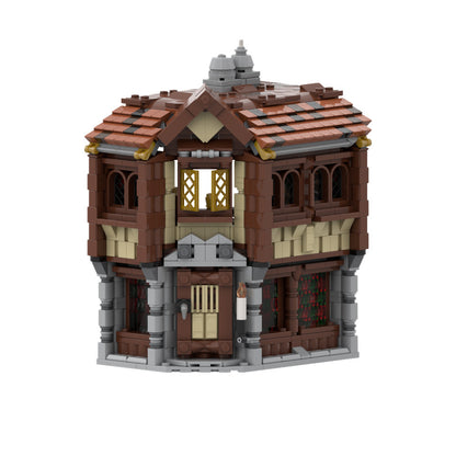medieval tavern building set | moc-162199 - 4