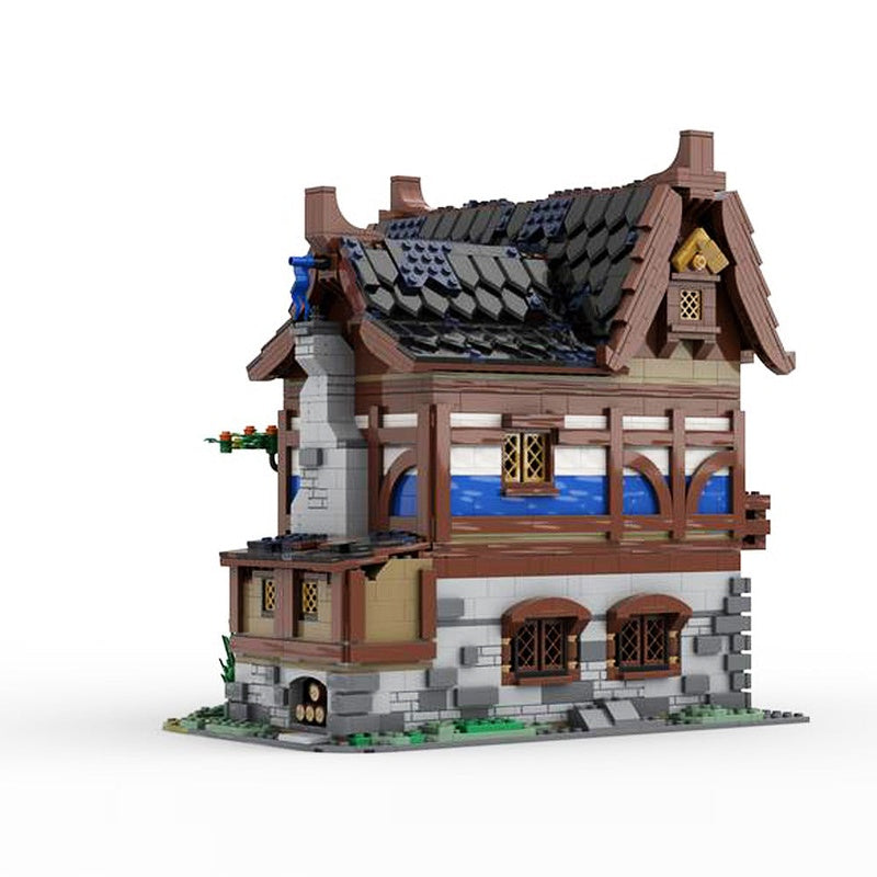 Medieval Tavern & Inn MOC Building Kit | Historic Village Architecture - 6