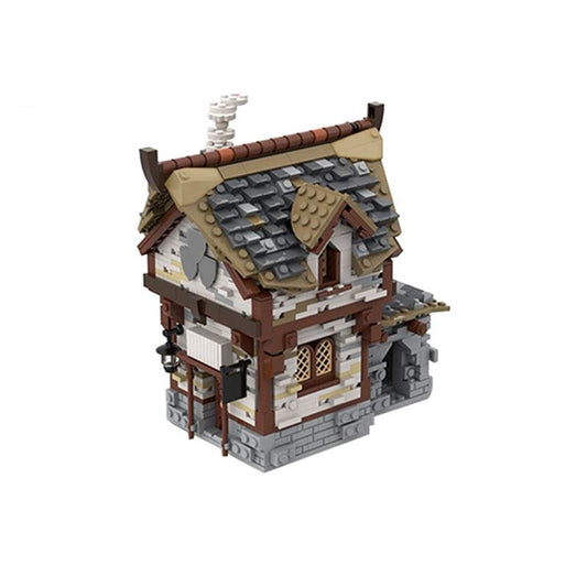 Medieval Tavern MOC Building Kit | Historic Fantasy Architecture Model - 1
