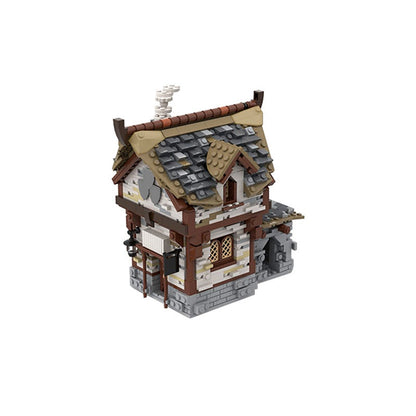 Medieval Tavern MOC Building Kit | Historic Fantasy Architecture Model - 2