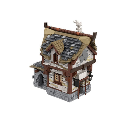 Medieval Tavern MOC Building Kit | Historic Fantasy Architecture Model - 3