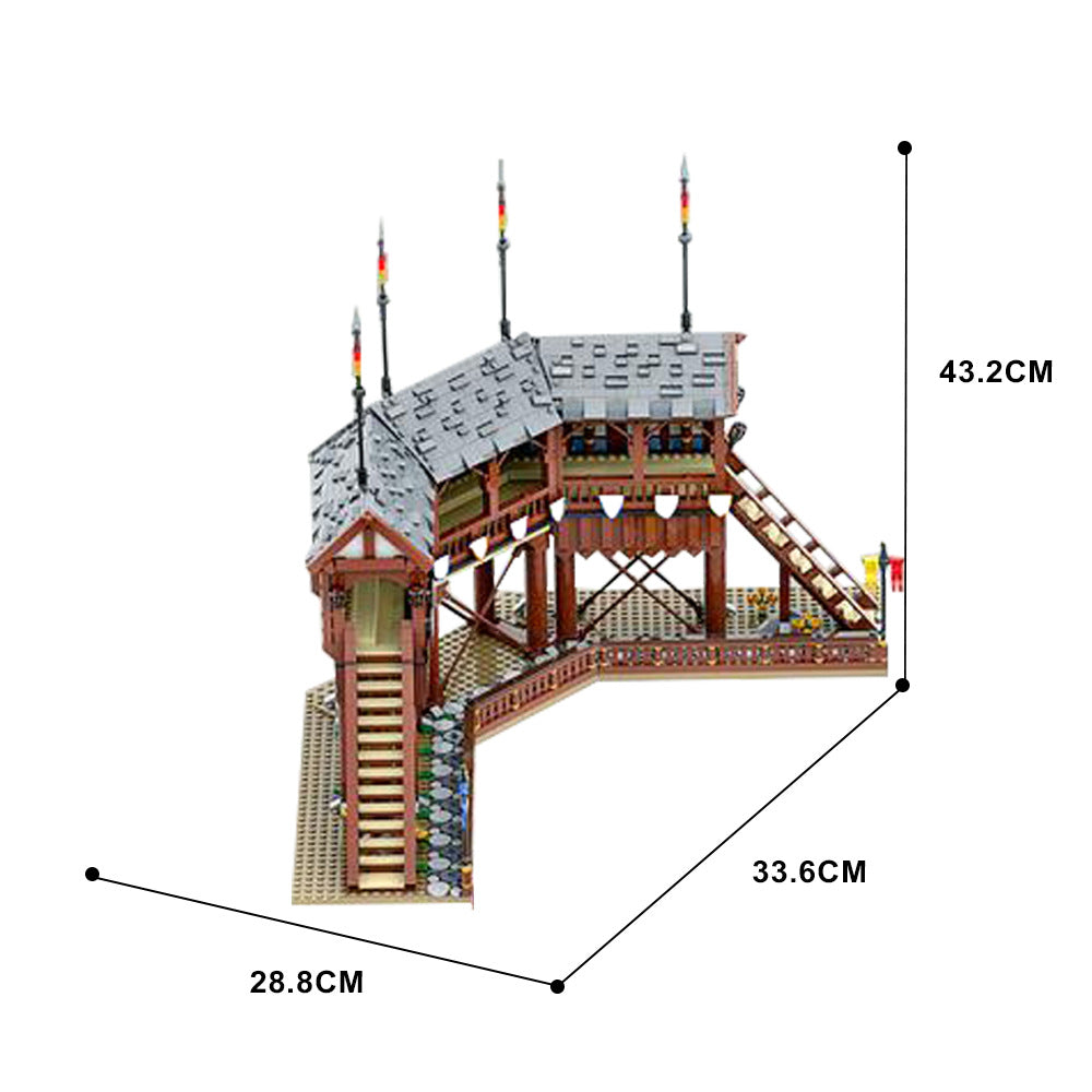 Medieval Tournament Grounds Building Kit | Compatible MOC - 6