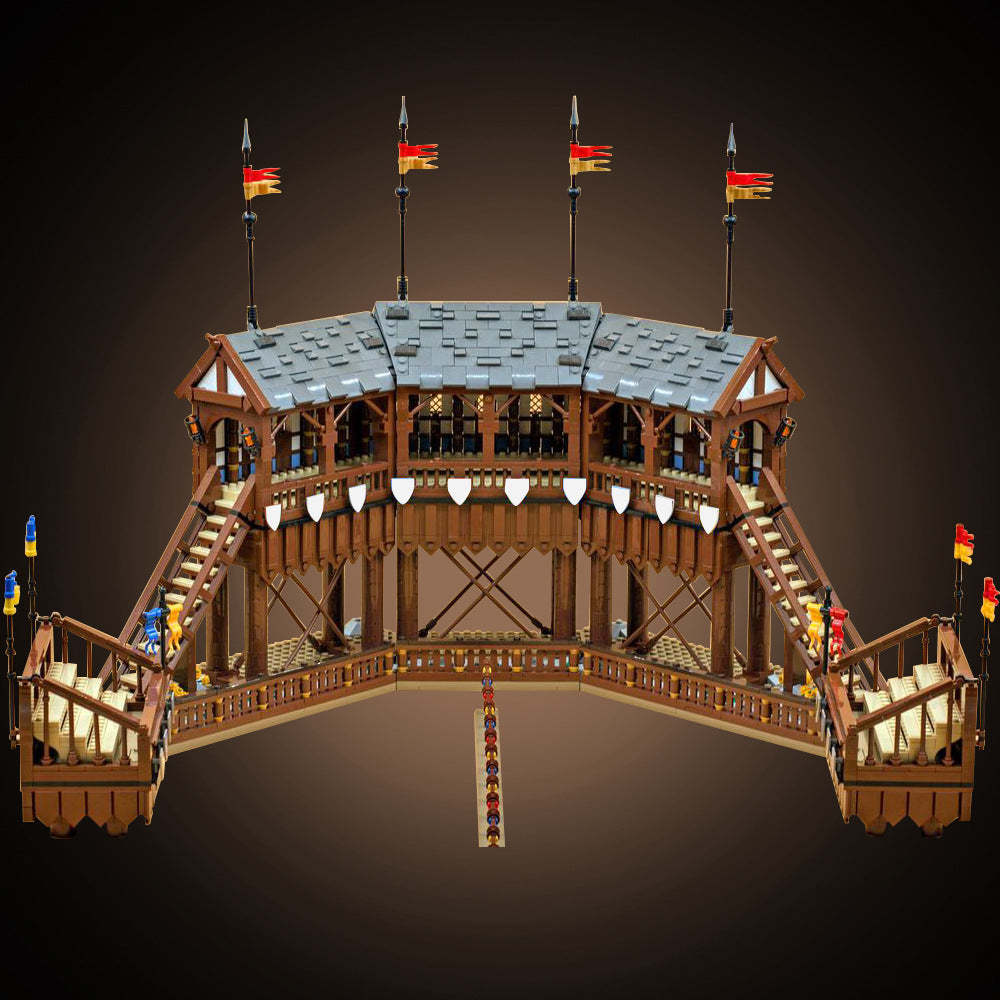 medieval tournament grounds building set | moc-152408 - 1