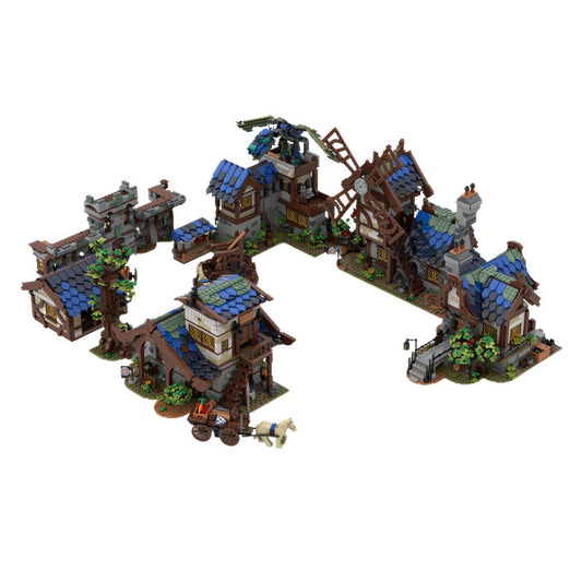 Medieval Town Bundle Building Kit | LEGO-Compatible MOC - 1