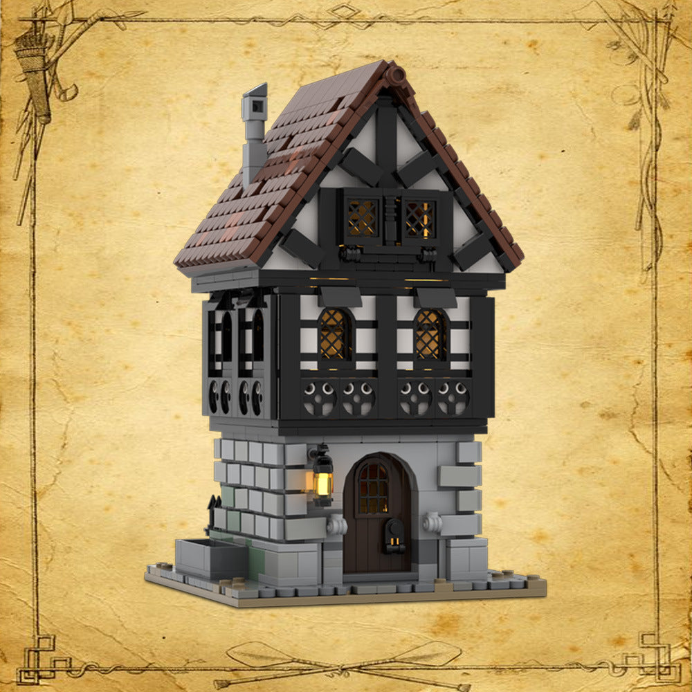 Medieval Townhouse Building Kit | LEGO-Compatible MOC - 3