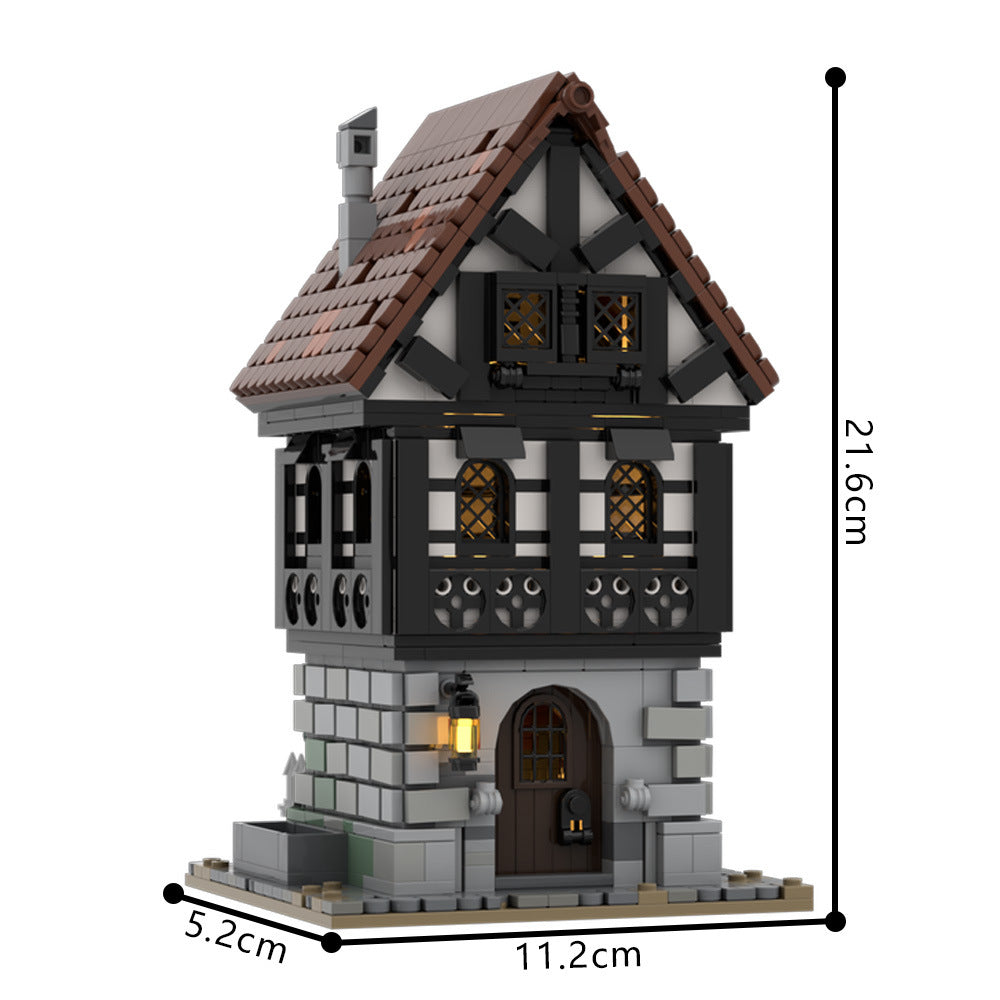 Medieval Townhouse Building Kit | LEGO-Compatible MOC - 5