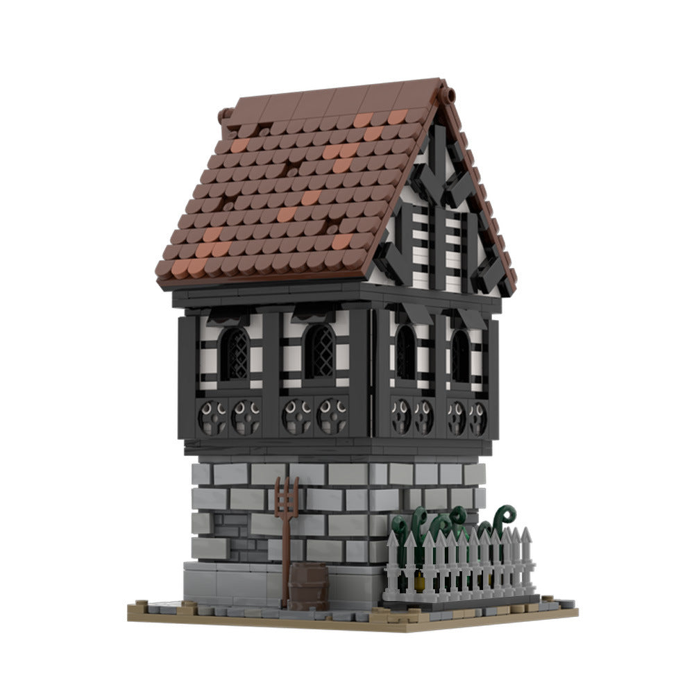 medieval townhouse building kit | moc-232547 - 6