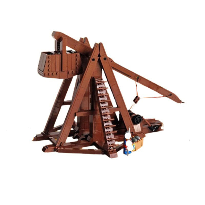 Medieval Trebuchet Building Kit | LEGO-Compatible MOC - 1